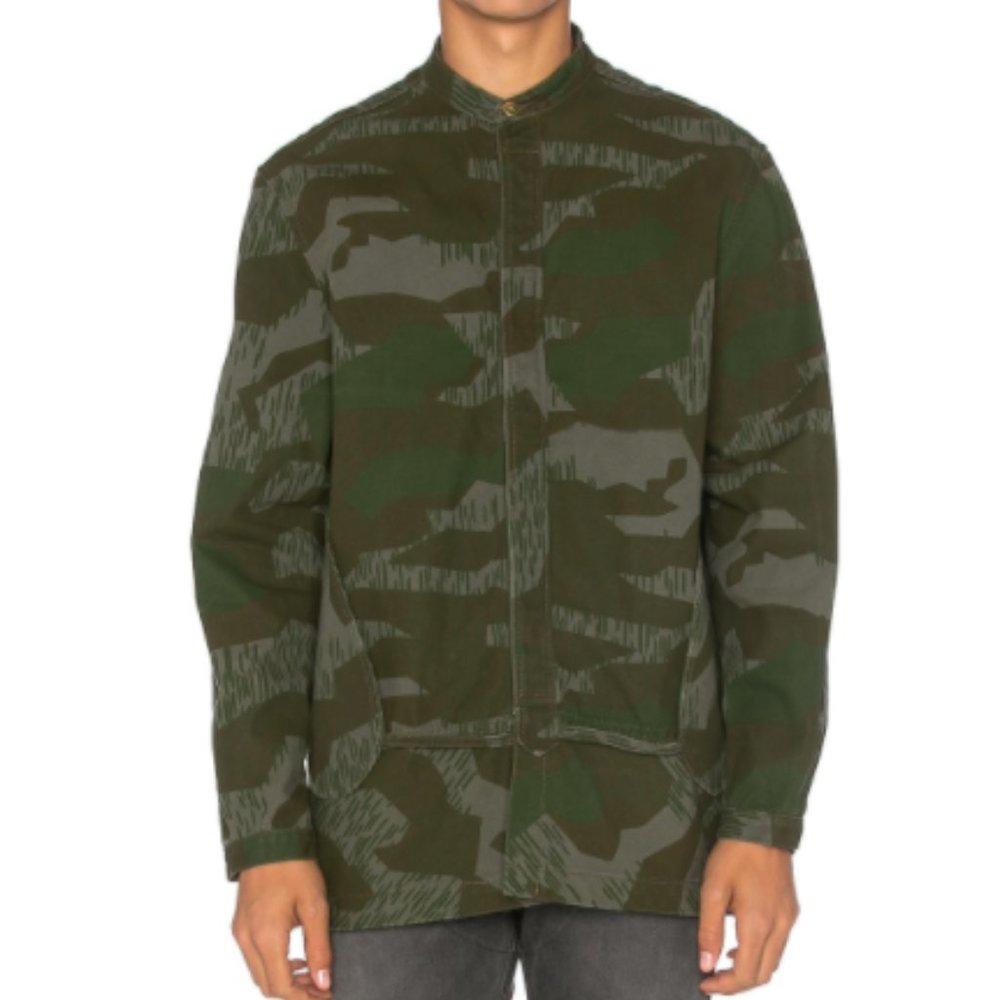 Mr. Completely Camo Banded Collar Jacket XL